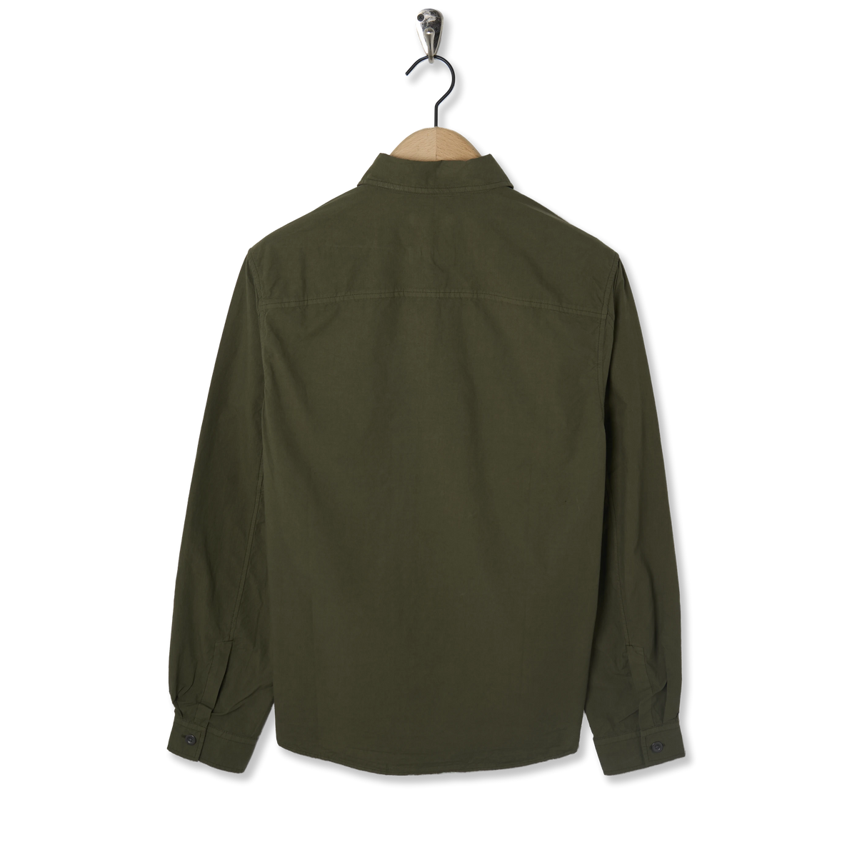 Left Hand BTTN PKT SHIRT OLIVE - Back