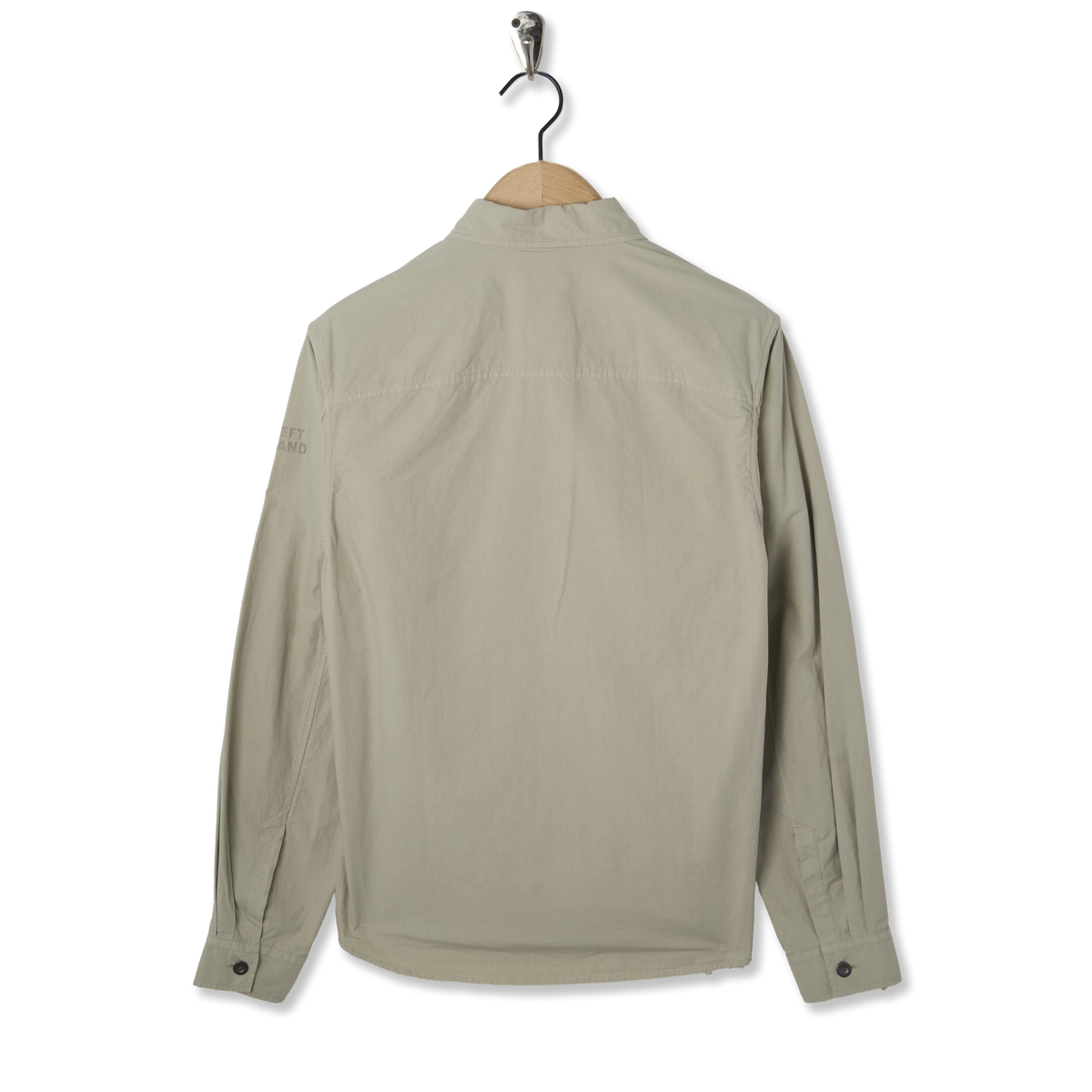 Left Hand BTTN PKT SHIRT STONE - Back