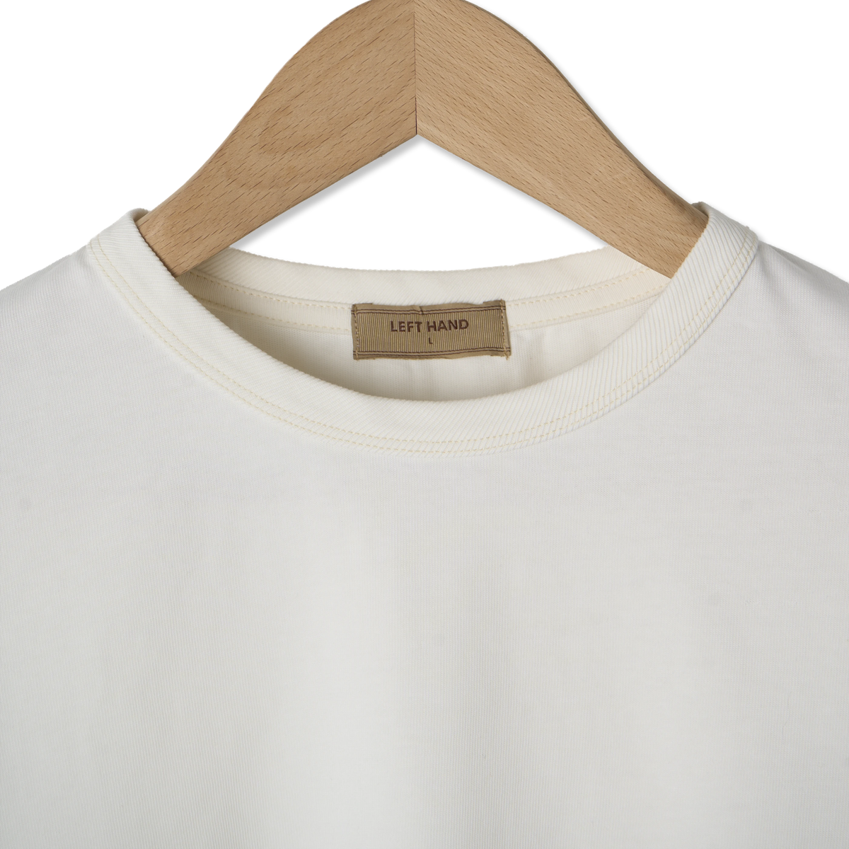 Left Hand Portofino Core T-Shirt White - Detail 4