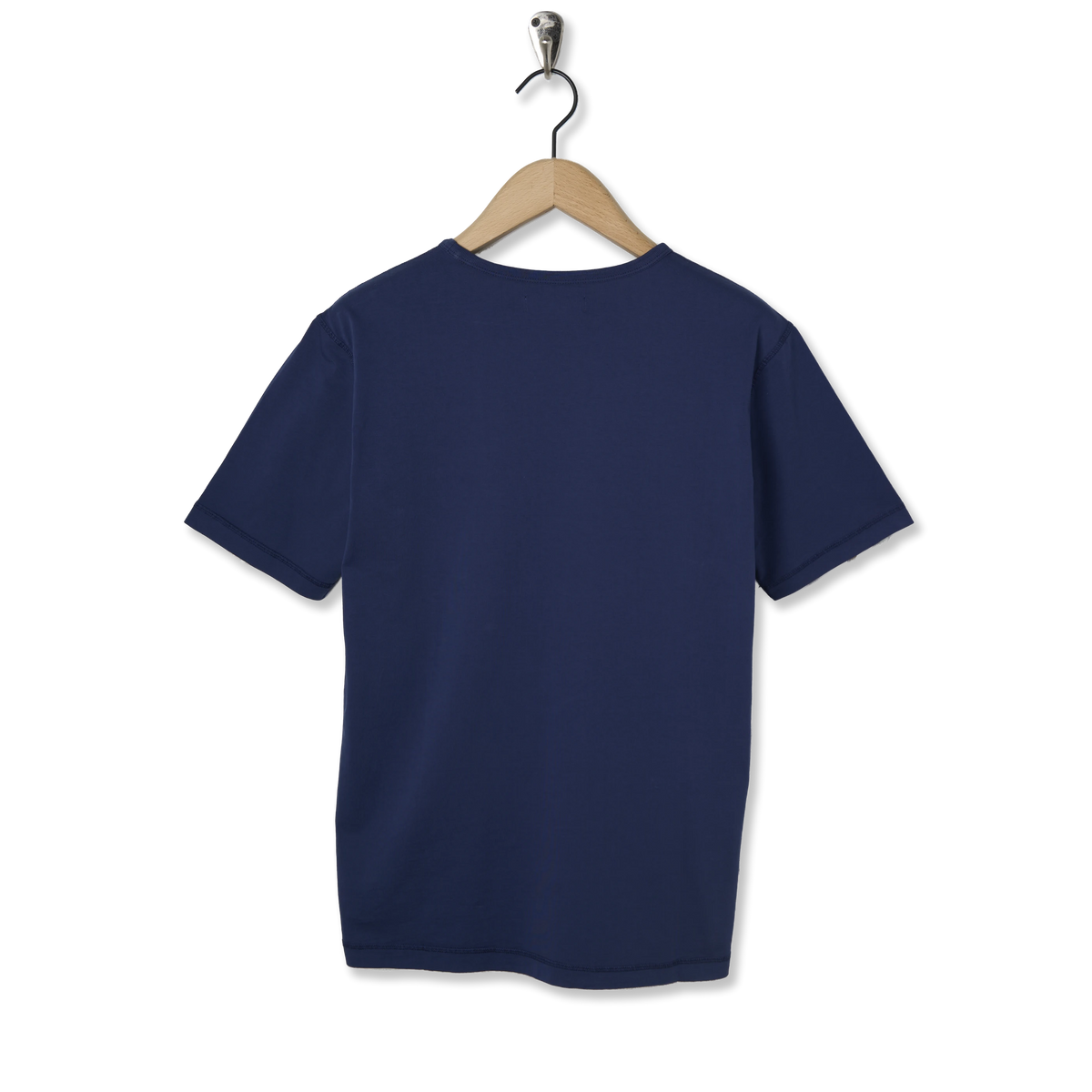 Left Hand S-S LH PATCH PKT TEE NAVY - Back