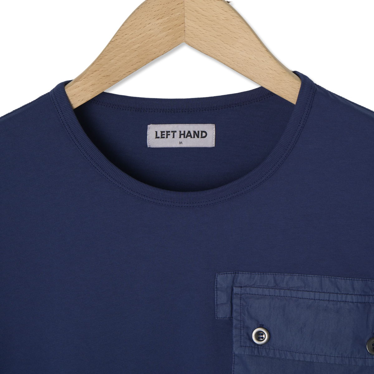 Left Hand S-S LH PATCH PKT TEE NAVY - Detail 4