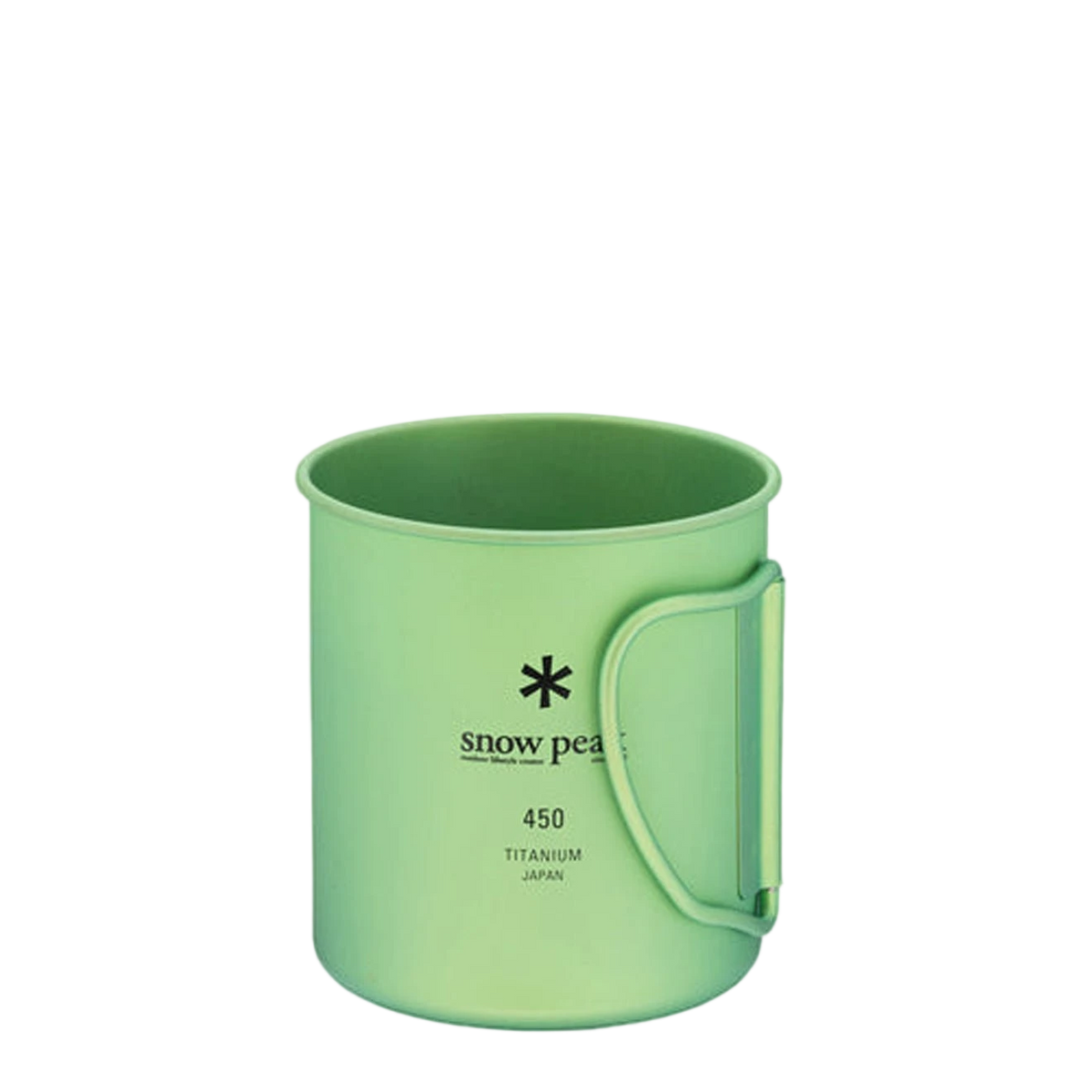 Snow Peak Titanium Single Wall 450 Mug Green - View 4