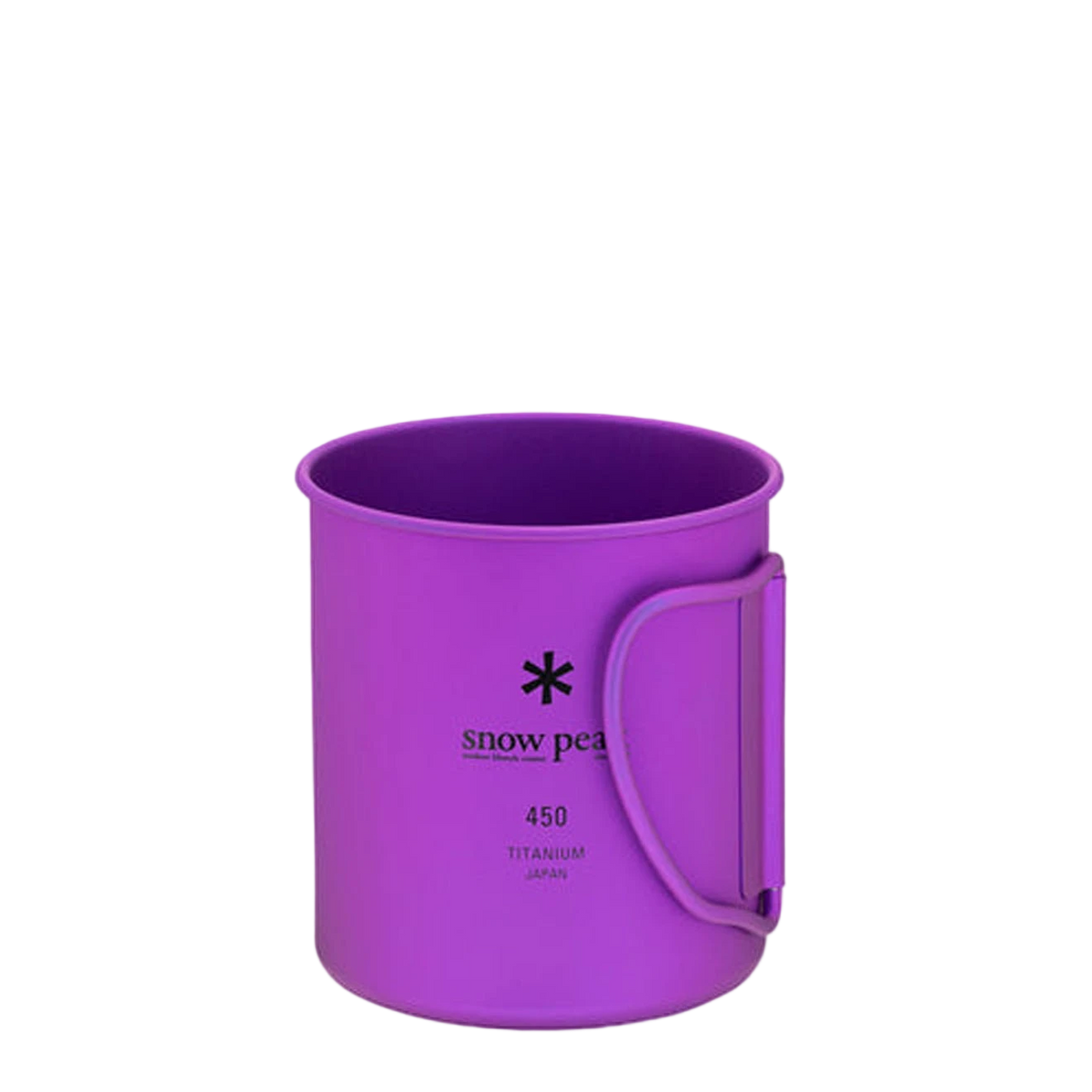 Snow Peak Titanium Single Wall 450 Mug Purple - View 2