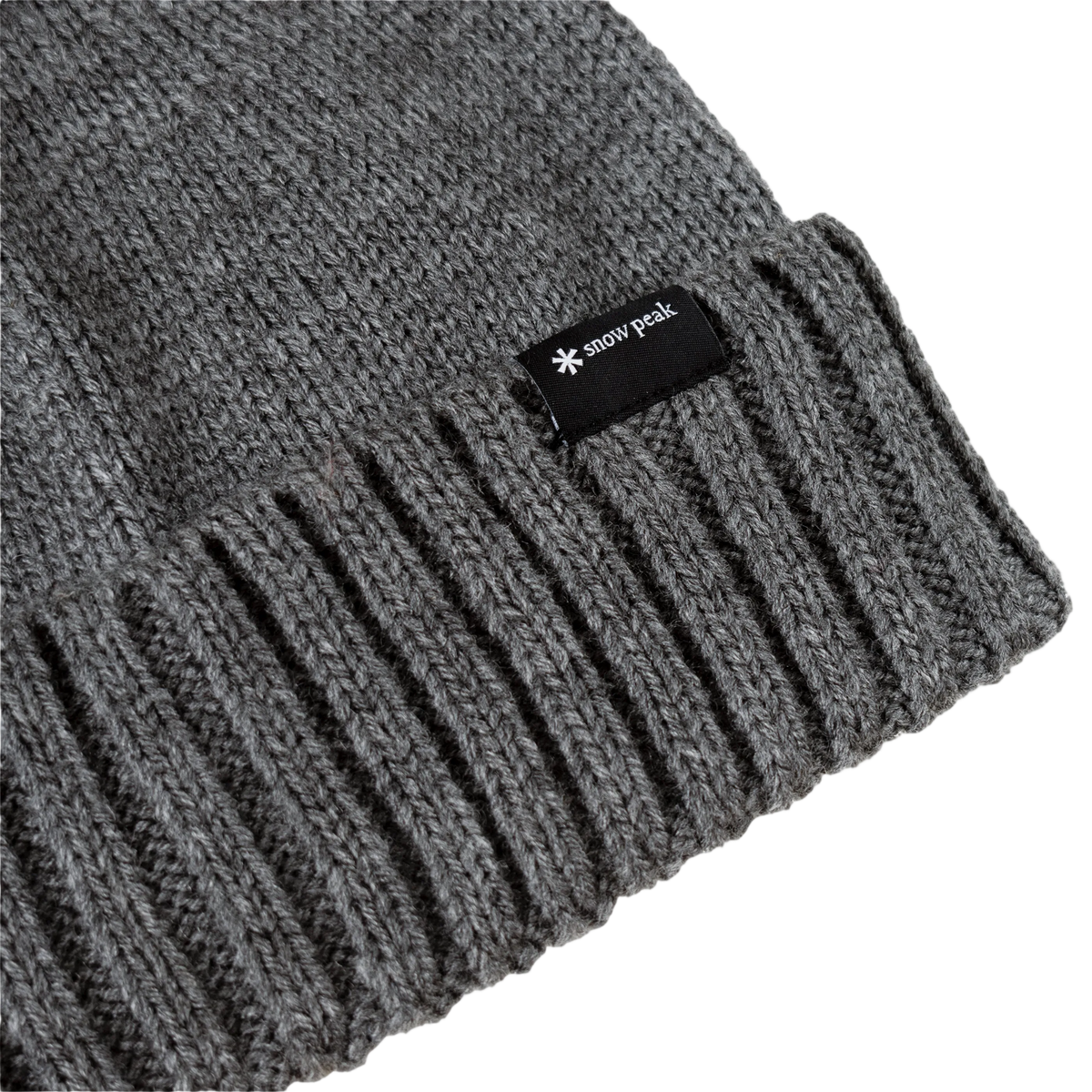 Snow Peak Knit Cap Charcoal - View 3