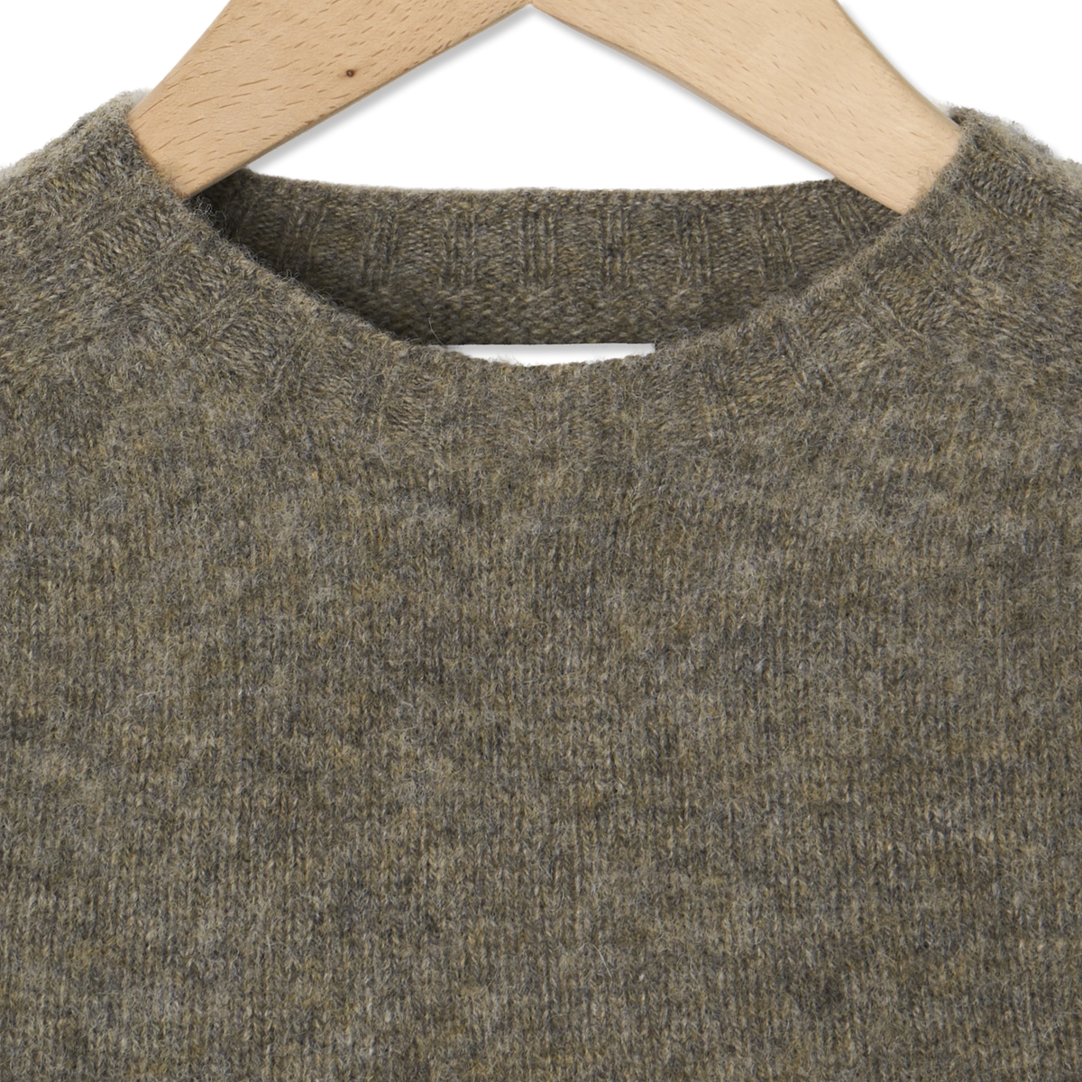 Norse Projects Birnir Brushed Lambswool Walnut - Detail 3