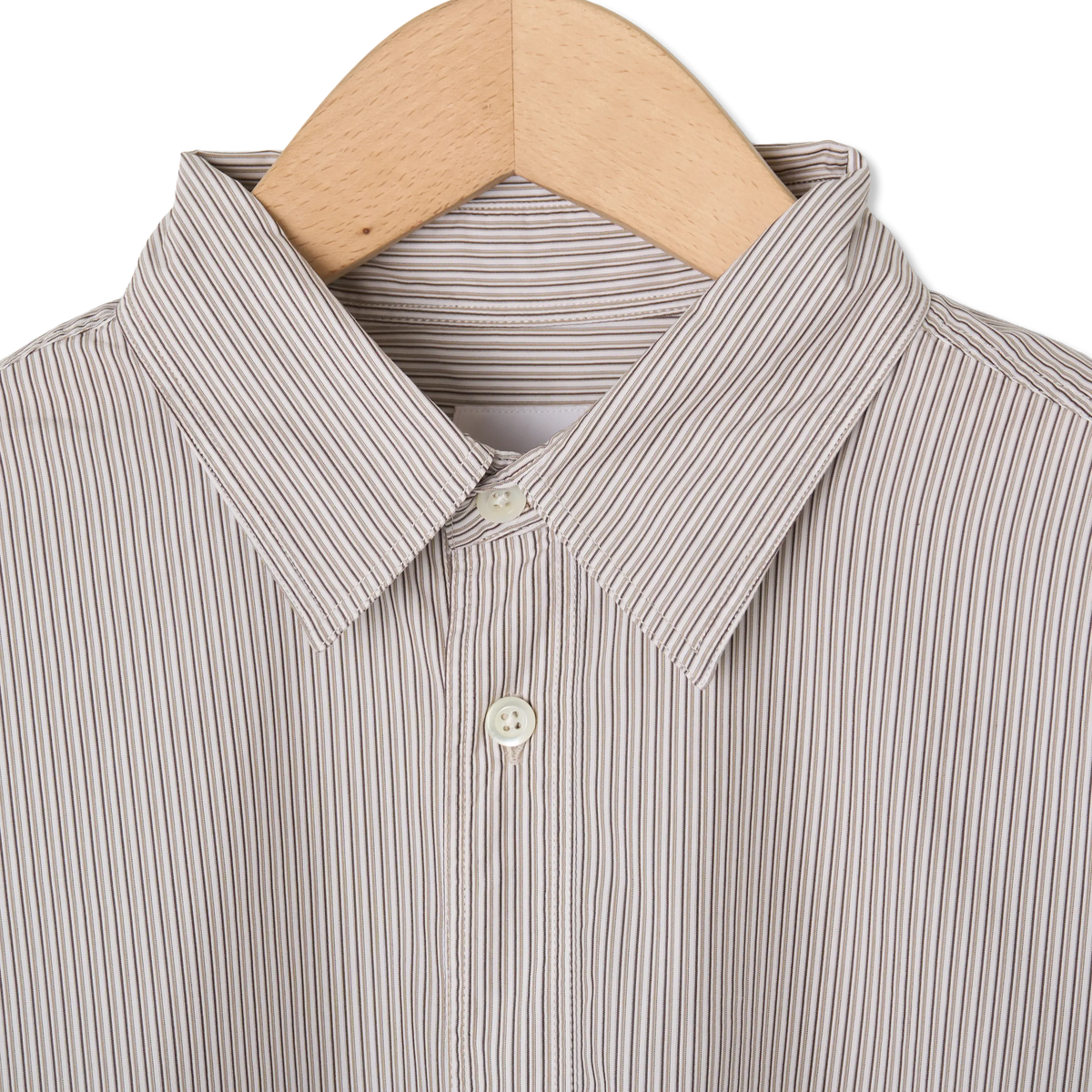 Norse Projects Espevik Fine Oversize Shirt Walnut - Detail 3