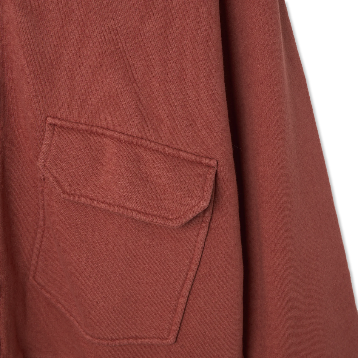 Norse Projects Fynshav Cotton Linen Loopback Jacket Cowhide - Detail 3