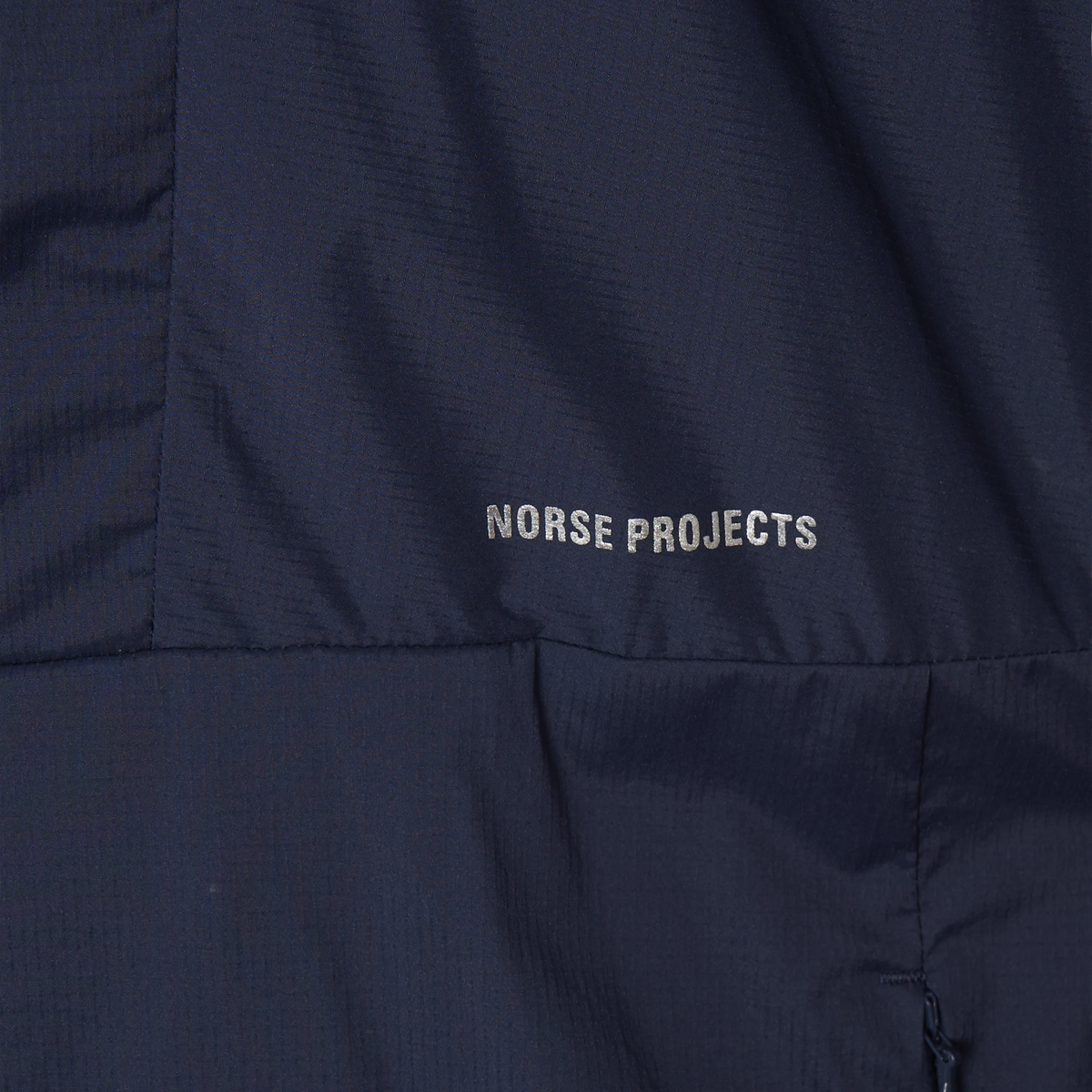 Norse Projects Herluf Light Nylon Jacket Calcite Blue - Detail 3
