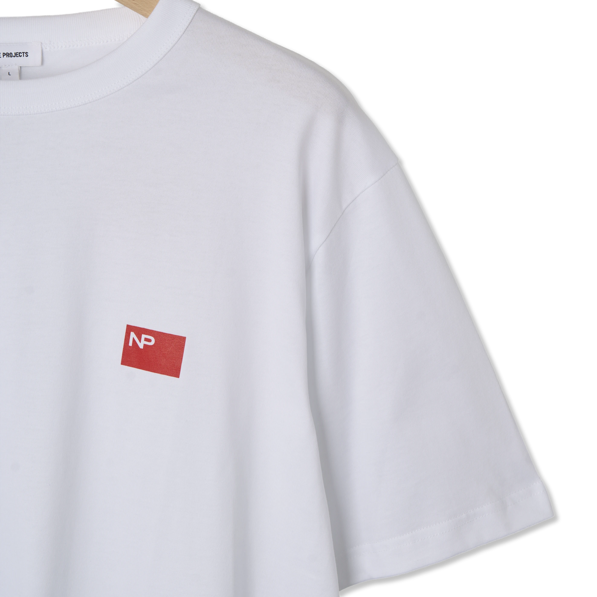 Norse Projects Holger Organic Department Print T-Shirt White - Detail 2