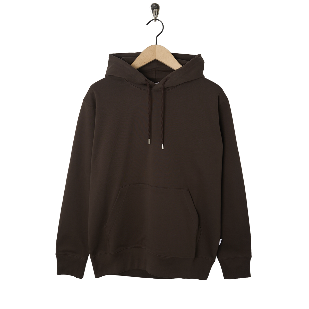 Norse Projects Norse Standard Hoodie Seal Brown - Front