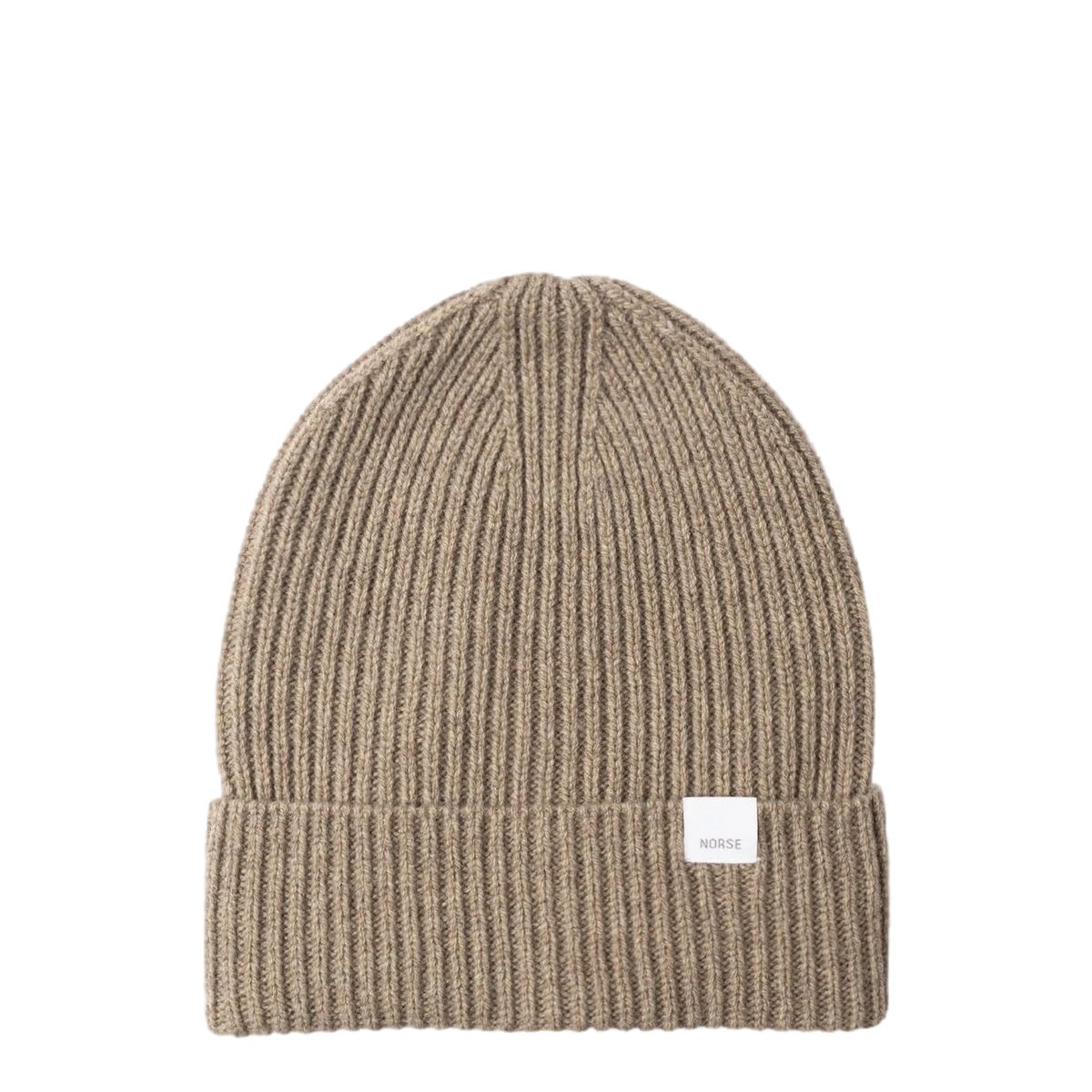 Norse Projects Norse Standard Merino Lambswool Beanie Clay - View 1