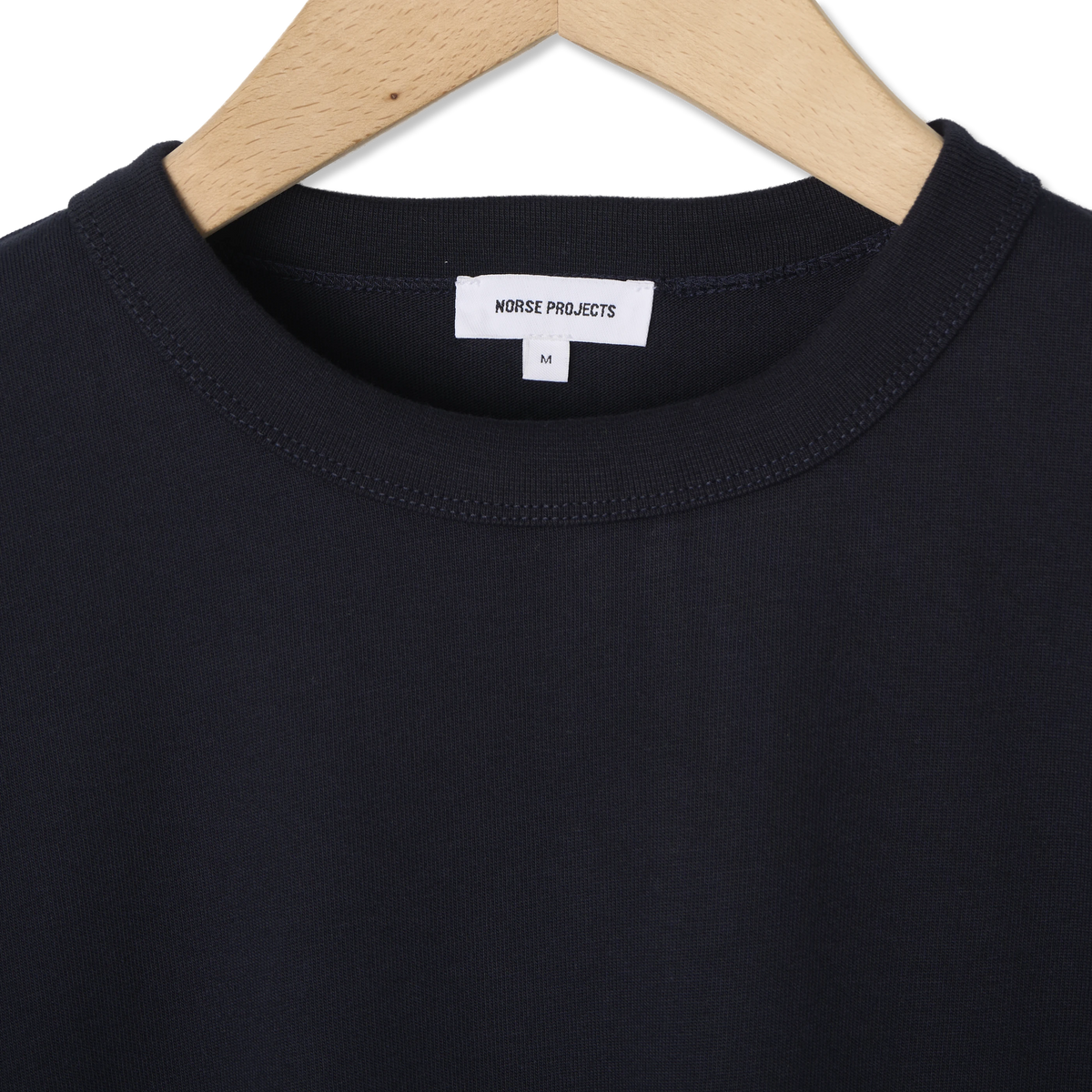 Norse Projects Snekkersten Organic Arch Print T-Shirt Dark Navy - Detail 3