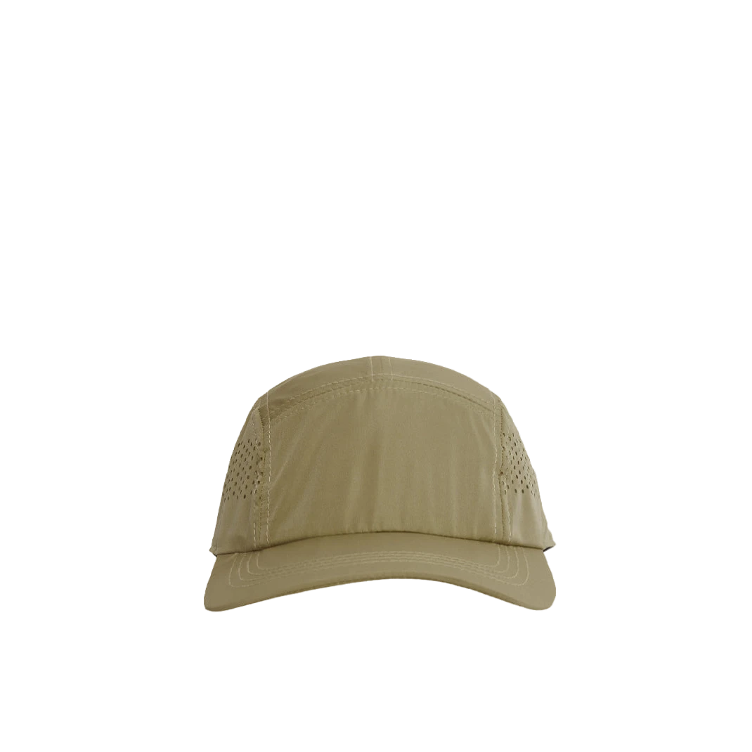 Oi Polloi Nylon Running Cap Olive - View 2