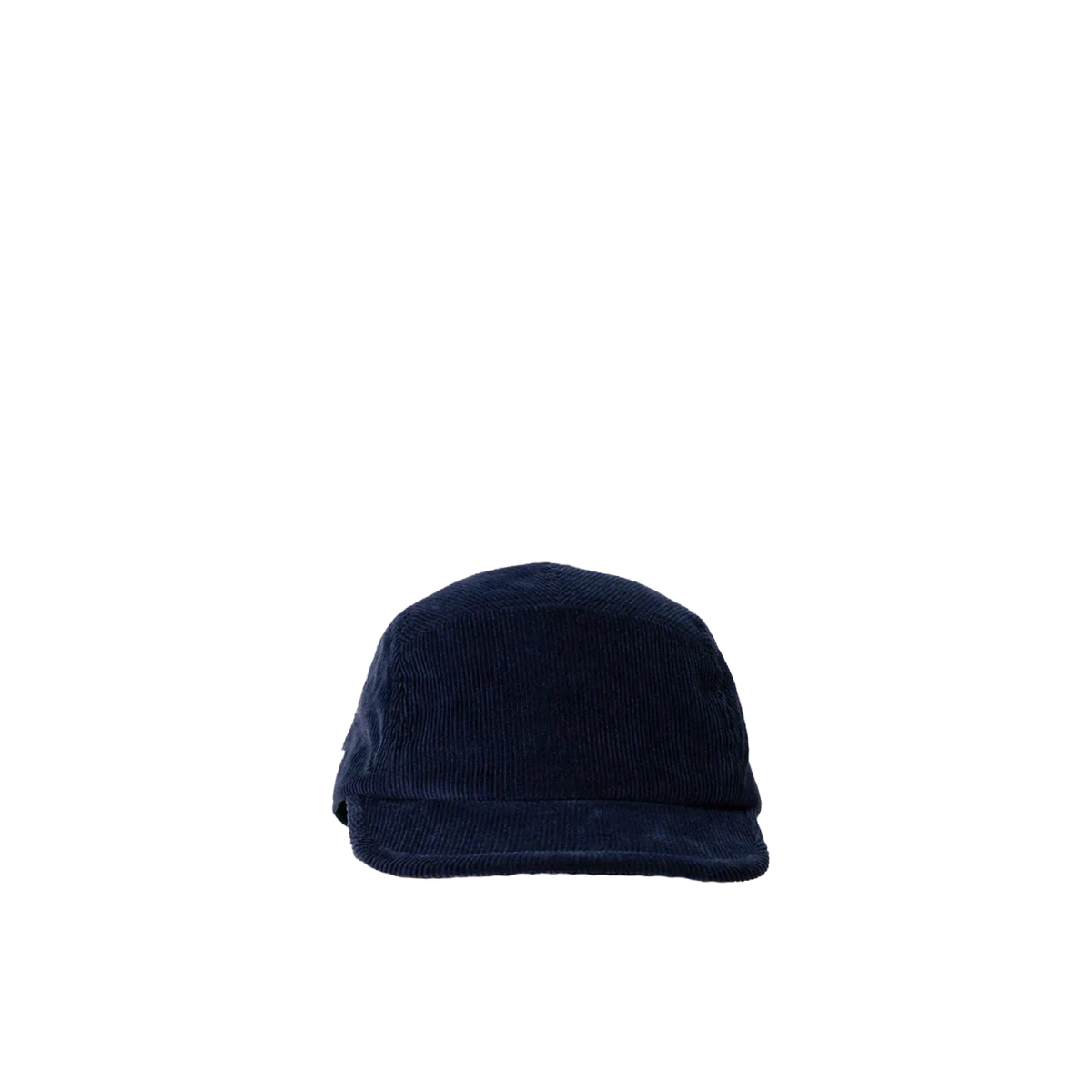 Oi Polloi 5 Panel Organic Corduroy Cap Navy - View 2