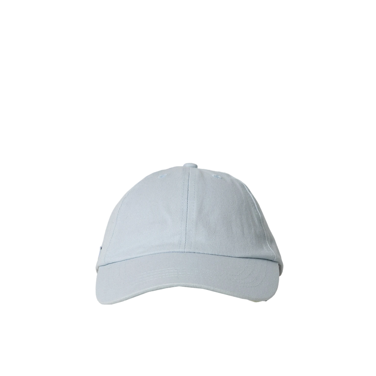 Oi Polloi 6 Panel Low Rise Cotton Cap Light Blue - View 2