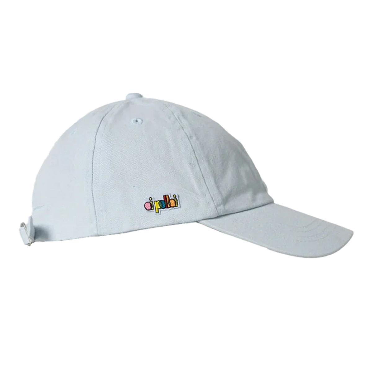 Oi Polloi 6 Panel Low Rise Cotton Cap Light Blue - View 1