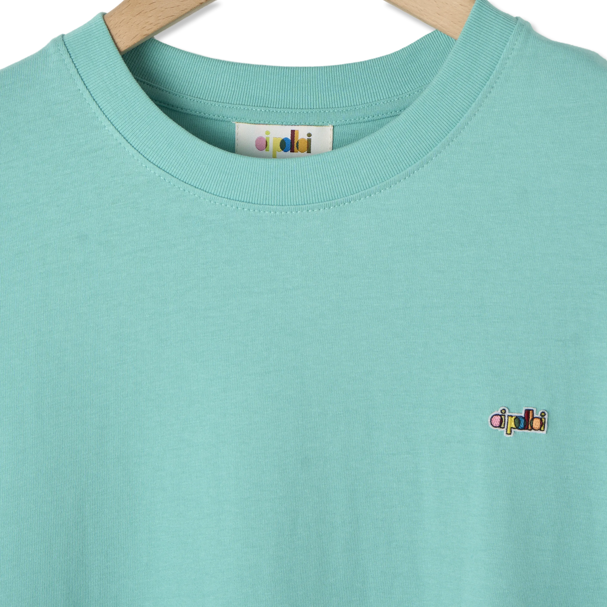 Oi Polloi 80s S/S T-Shirt Pool Blue - Detail 2