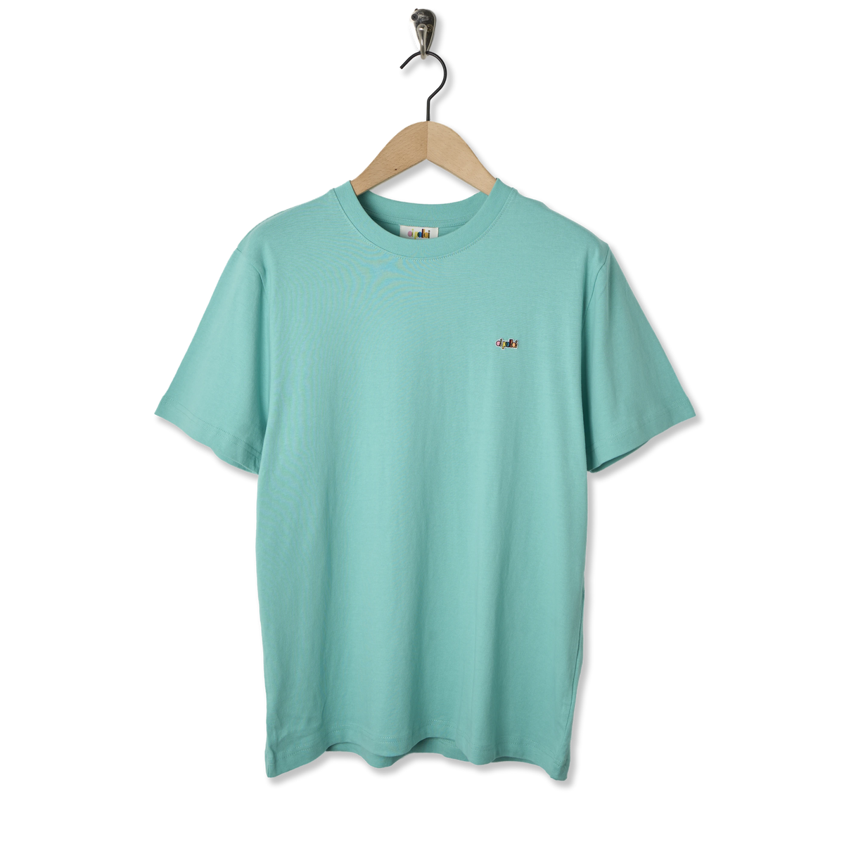 Oi Polloi 80s S/S T-Shirt Pool Blue - Front