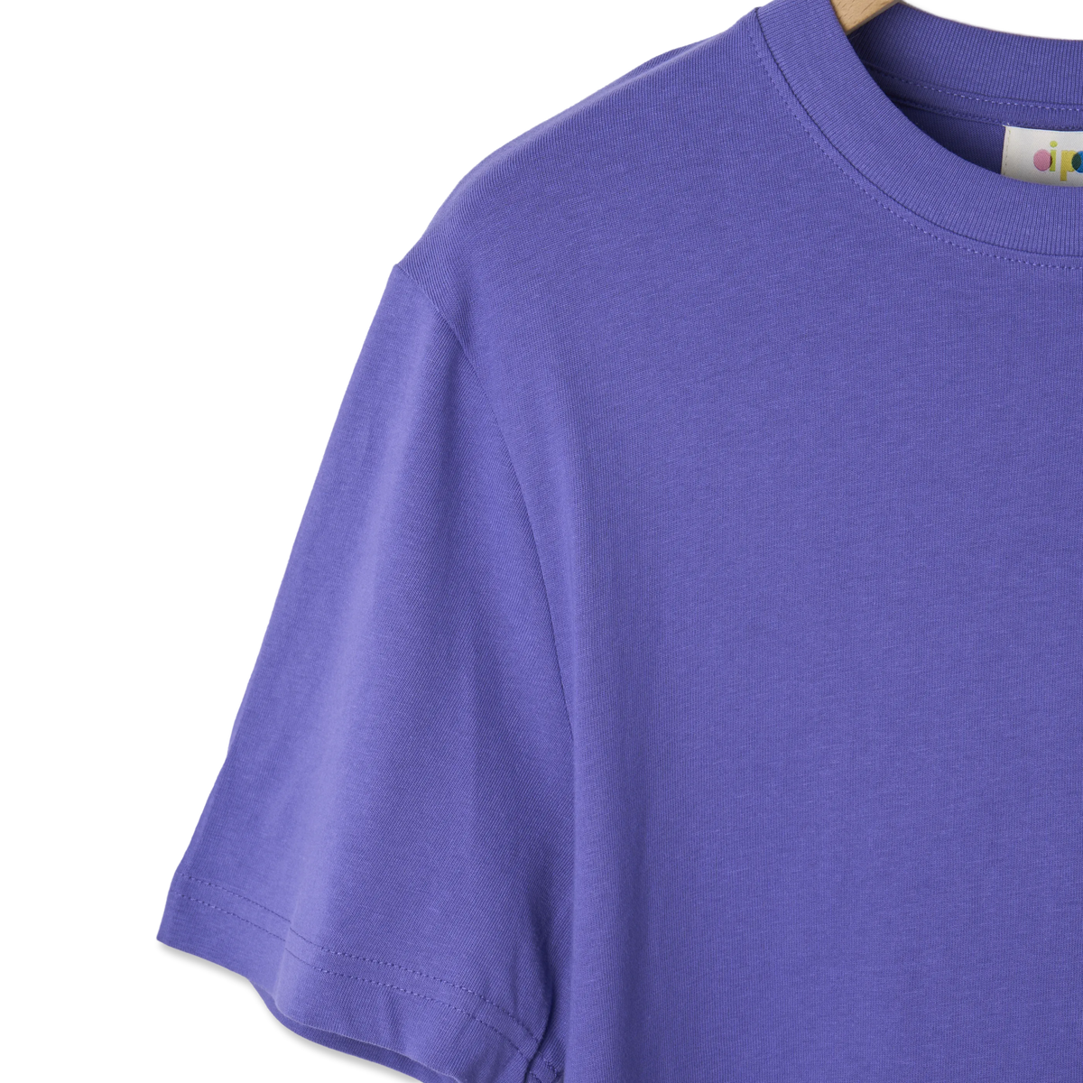 Oi Polloi 80s S/S T-Shirt Purple - Detail 3