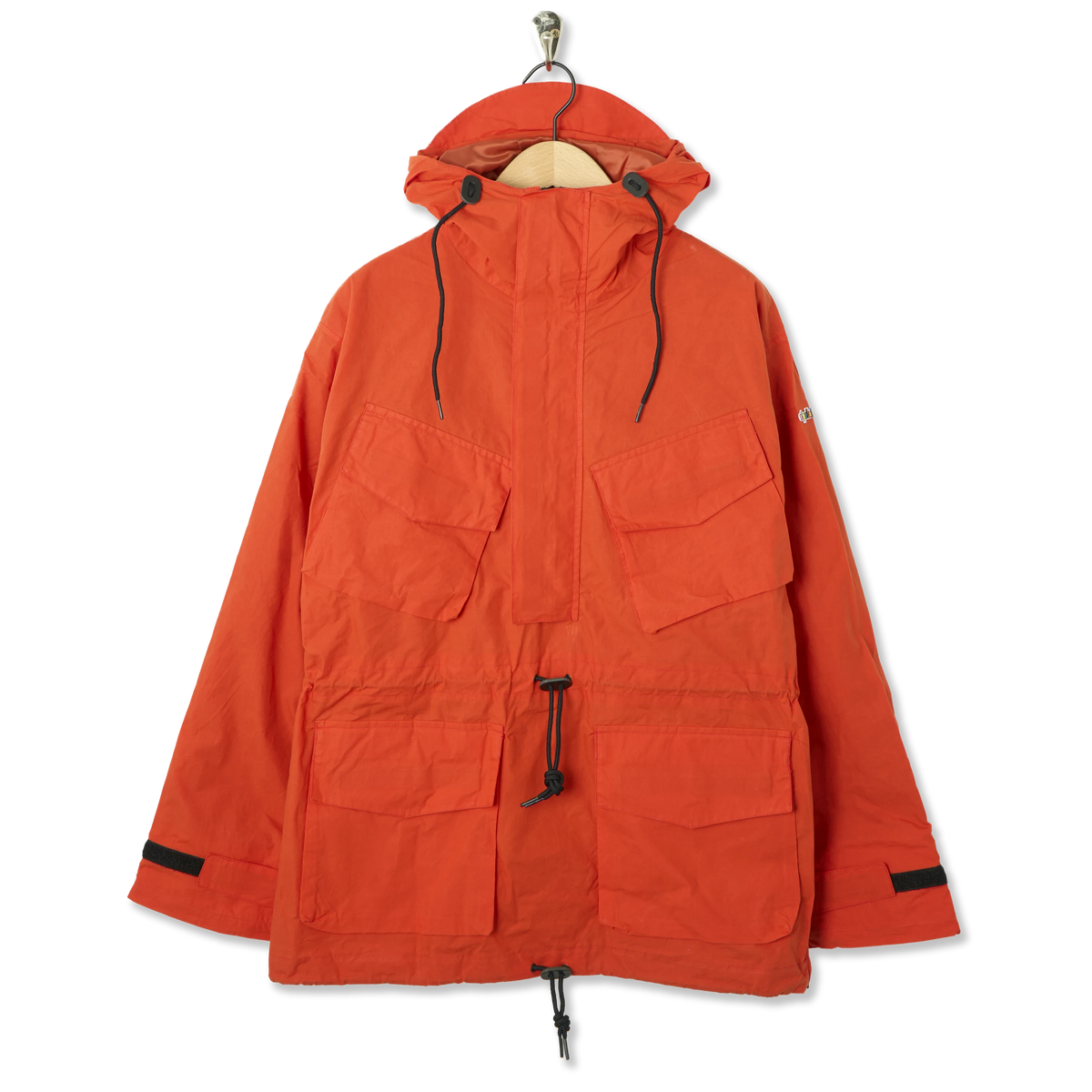 Oi Polloi British Antarctic Survey Parka Warning Orange - Front