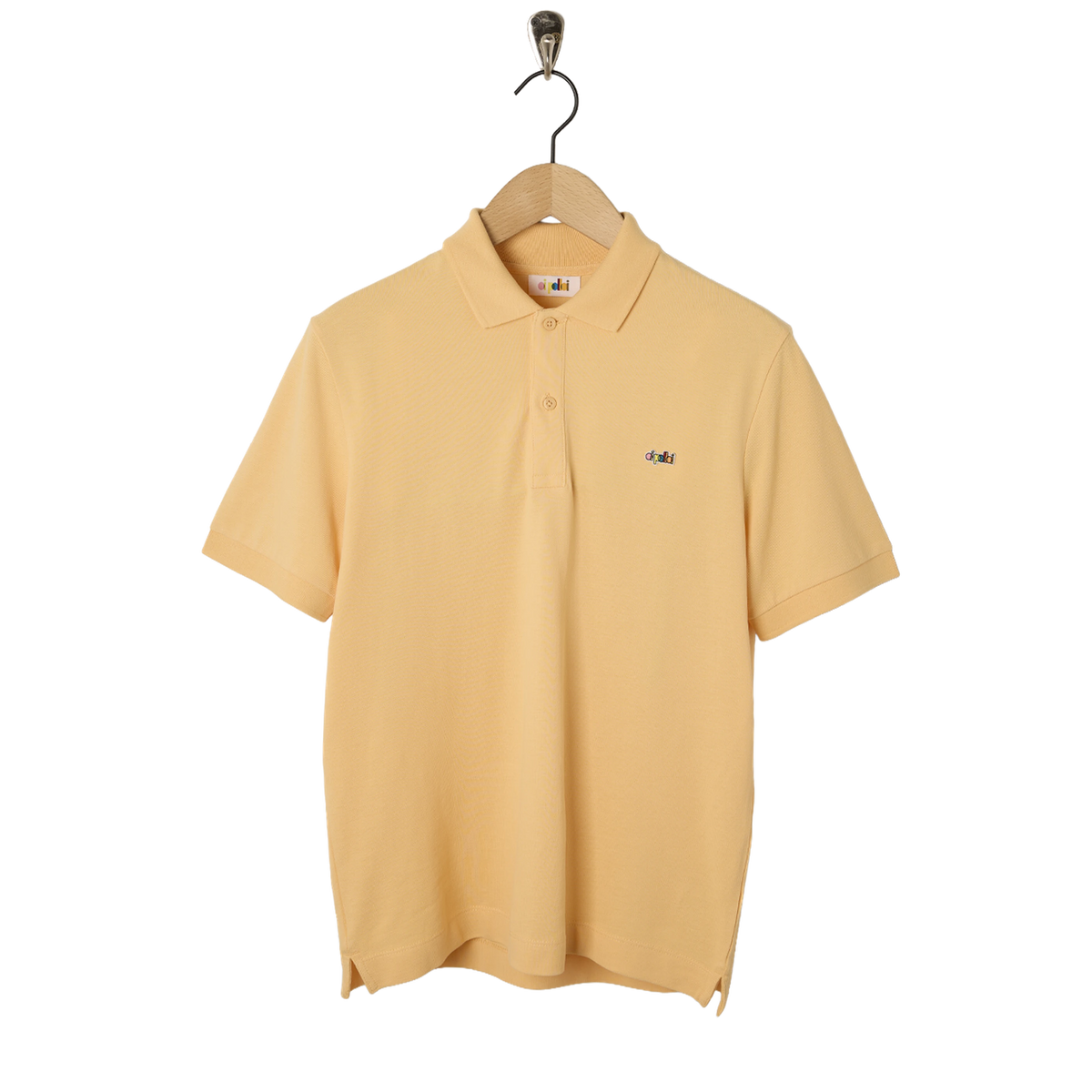 Oi Polloi Classic S/S Polo Shirt Tangerine - Front