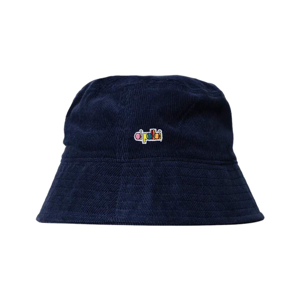 Oi Polloi Corduroy Bucket Hat Navy - View 1