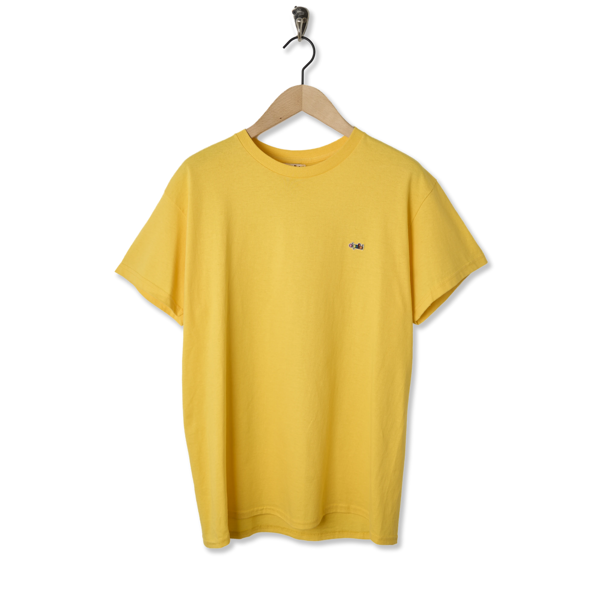 Oi Polloi Outer Space BMX S/S T-Shirt Yellow - Front