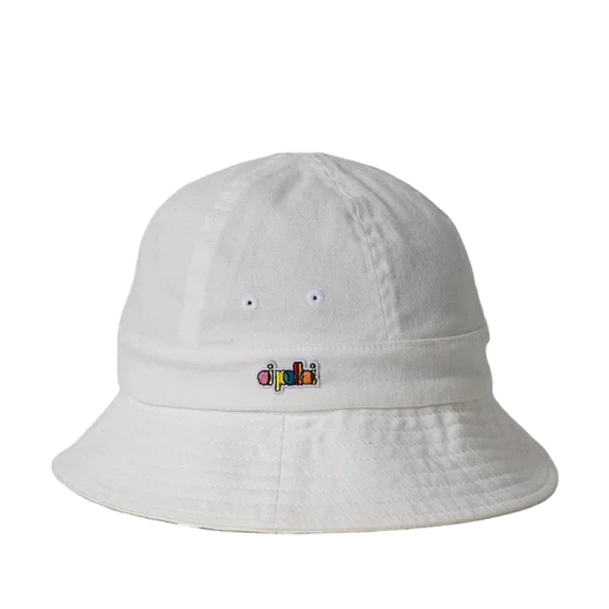 Oi Polloi Tropic Round Top Bucket White - View 1