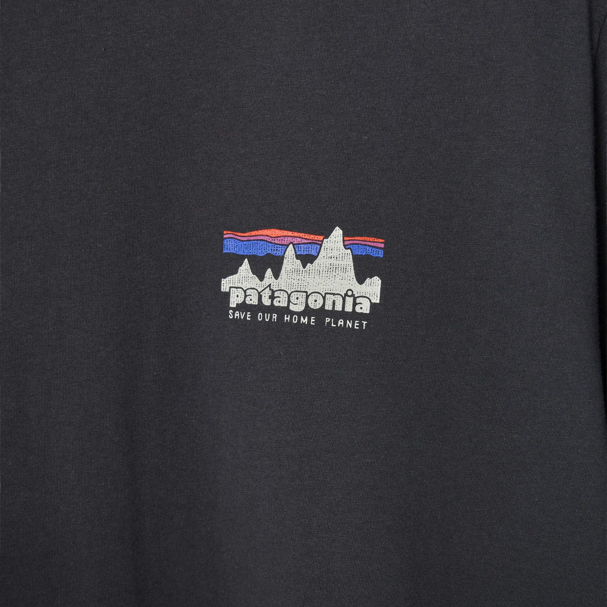 Patagonia '73 Skyline T-Shirt Ink Black - Detail