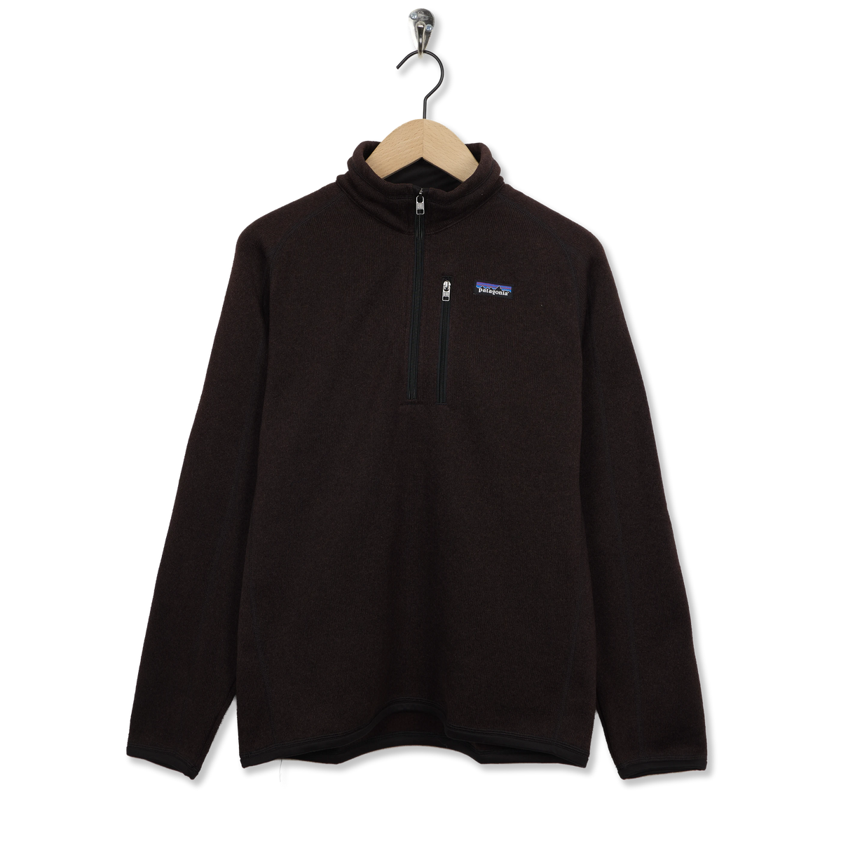 Patagonia Better Sweater 1/4 Zip Fleece Den Brown - Front