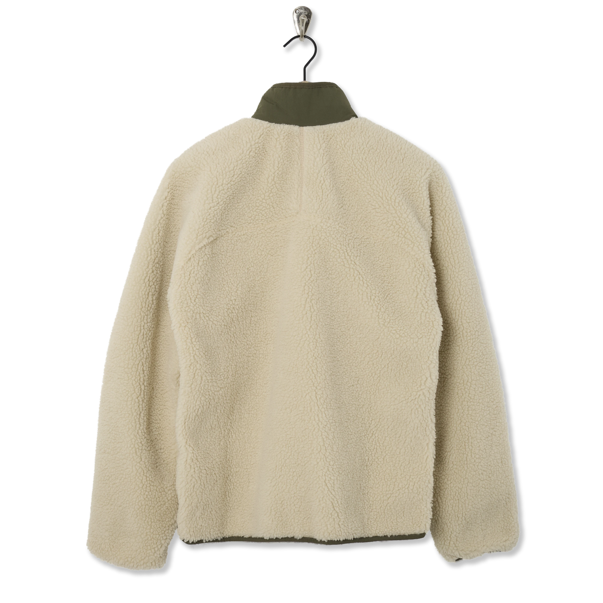 Patagonia Classic Retro-X Fleece Jacket Dark Natural w/Basin Green - Back