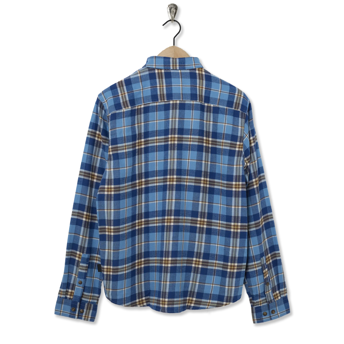 Patagonia L/S LW Fjord Flannel Shirt Prime Shore Blue - Back