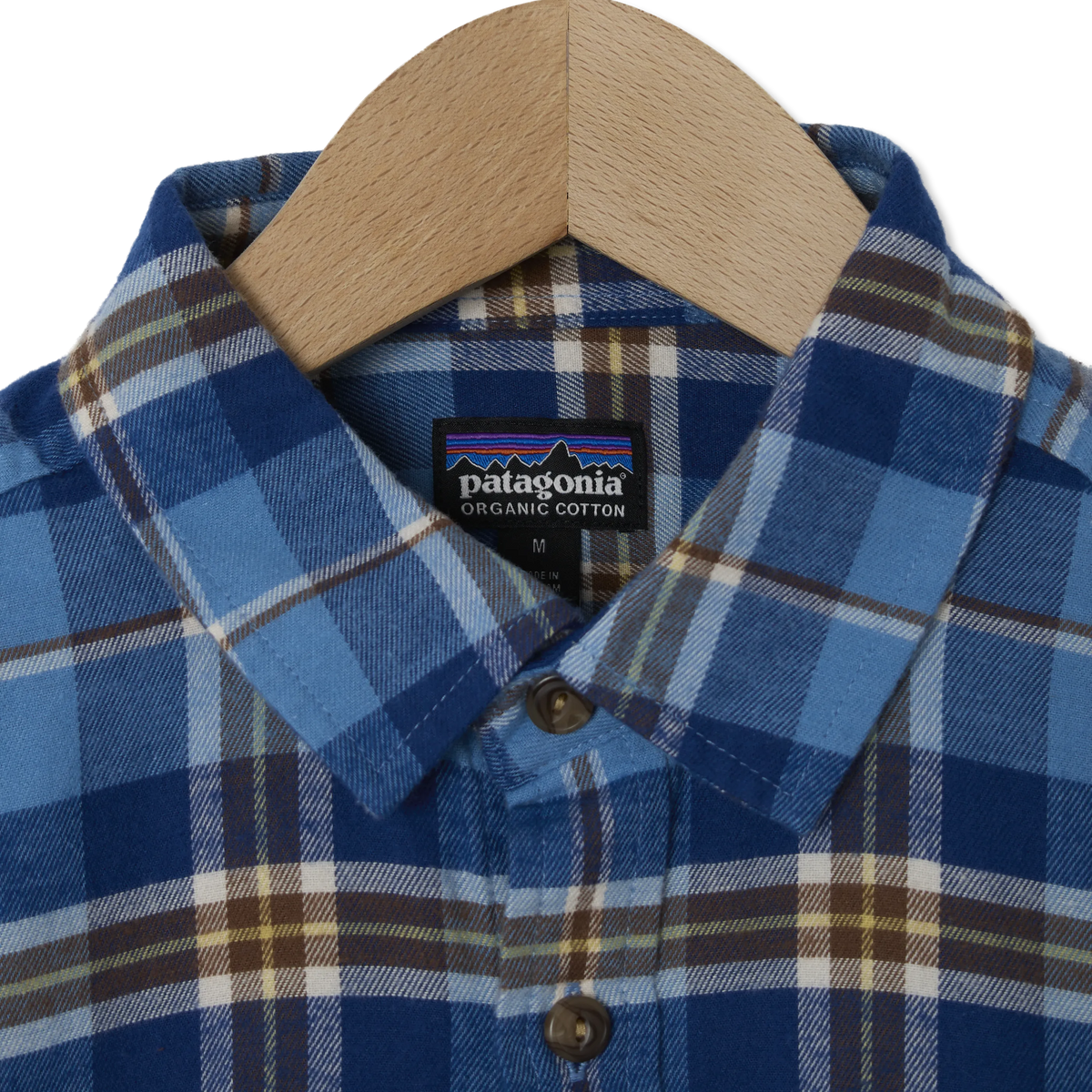 Patagonia L/S LW Fjord Flannel Shirt Prime Shore Blue - Detail 1