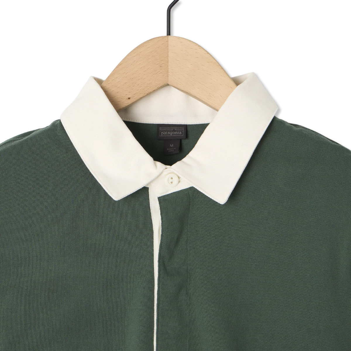 Patagonia L/S Rugby Shirt Rugby Big / Canopy Green - Detail 2