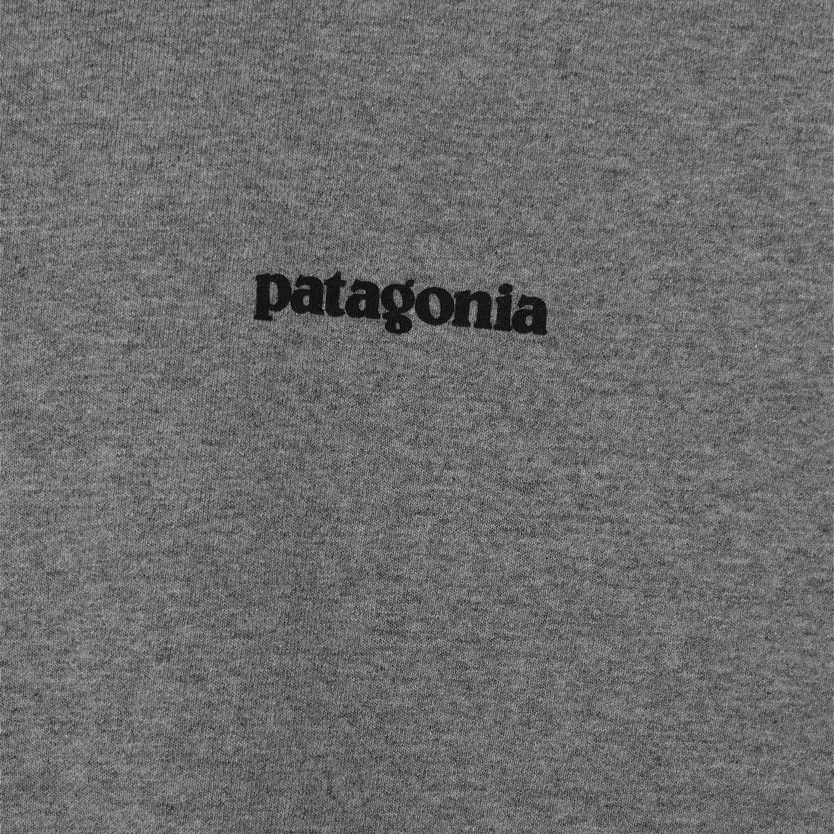 Patagonia P-6 Logo Responsibili Tee Gravel Heather - Detail 3