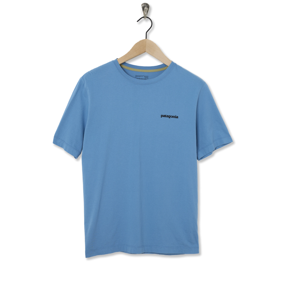 Patagonia P-6 Logo T-Shirt Shore Blue - Front