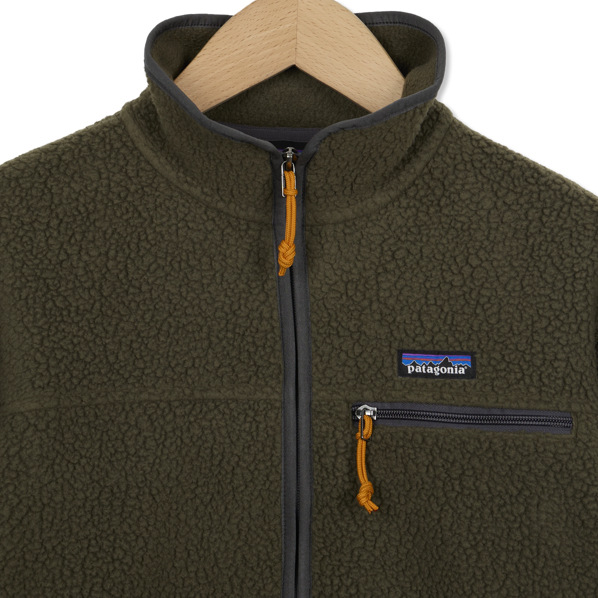Patagonia Retro Pile Jacket Basin Green - Detail 2