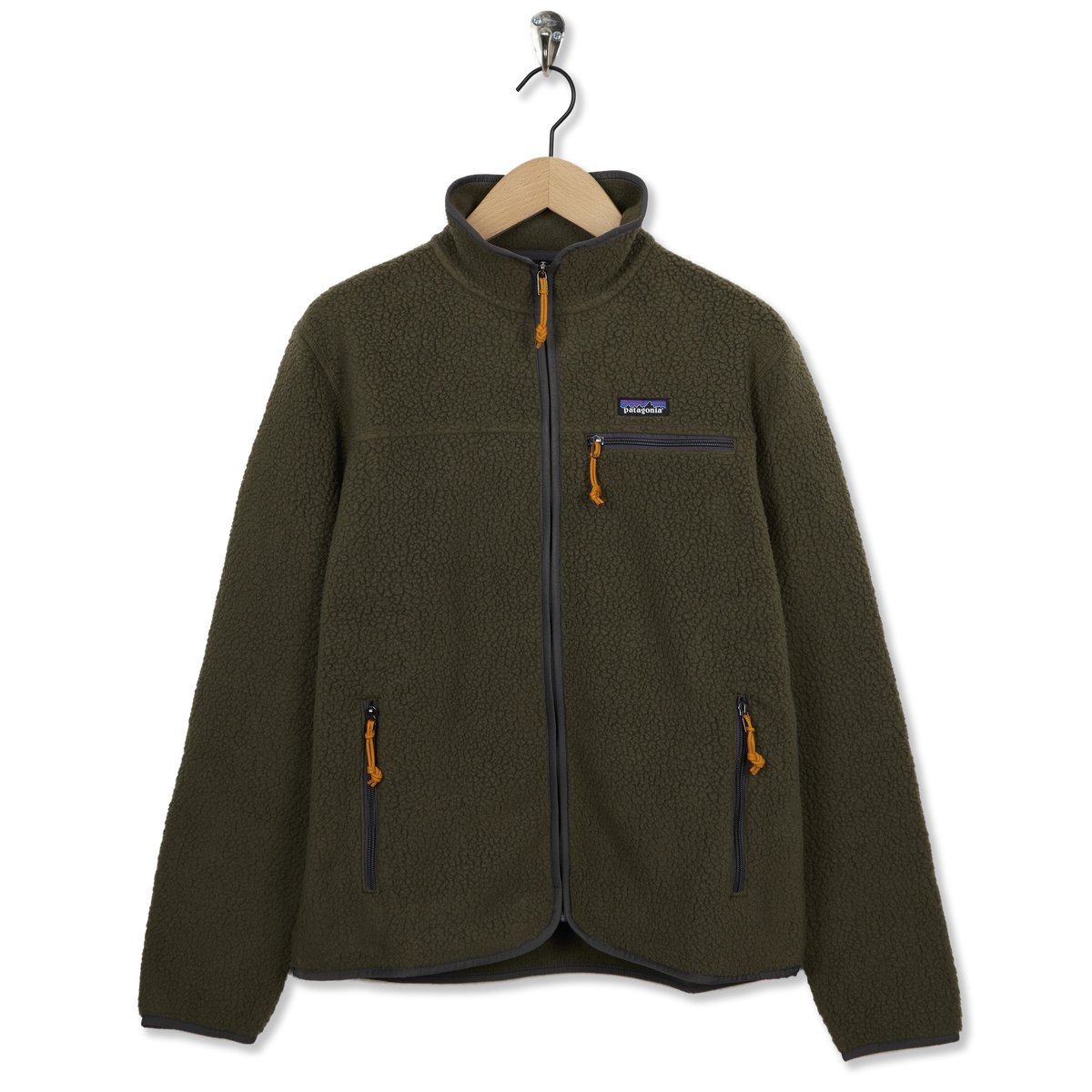 Patagonia Retro Pile Jacket Basin Green - Front