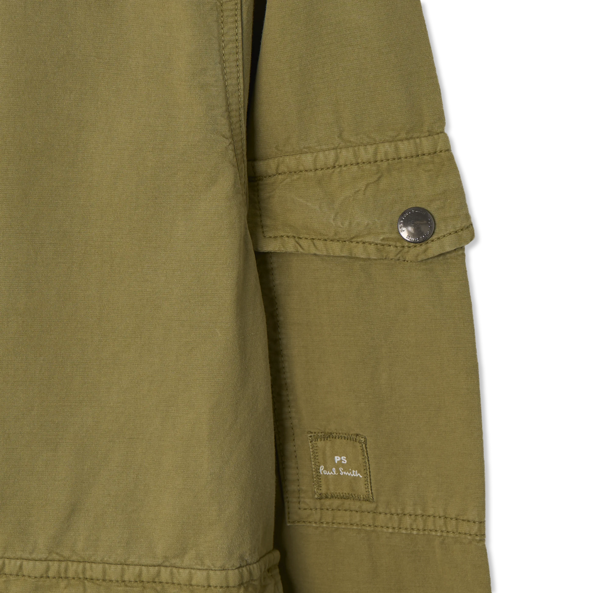 Paul Smith Mens Shirt Jacket Green - Detail 4