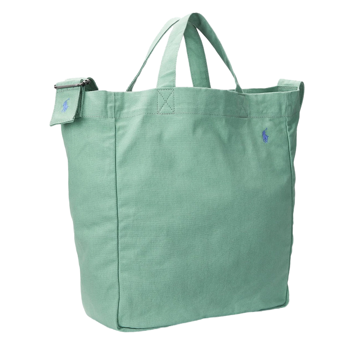 Polo Ralph Lauren Canvas Shopper Tote Faded Mint - View 4