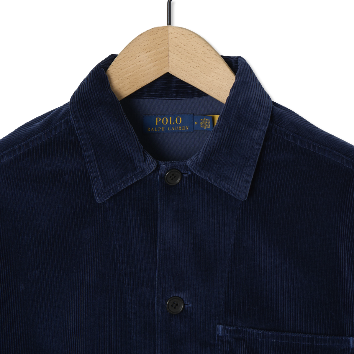 Polo Ralph Lauren Corduroy Utility Overshirt Newport Navy - Detail 5