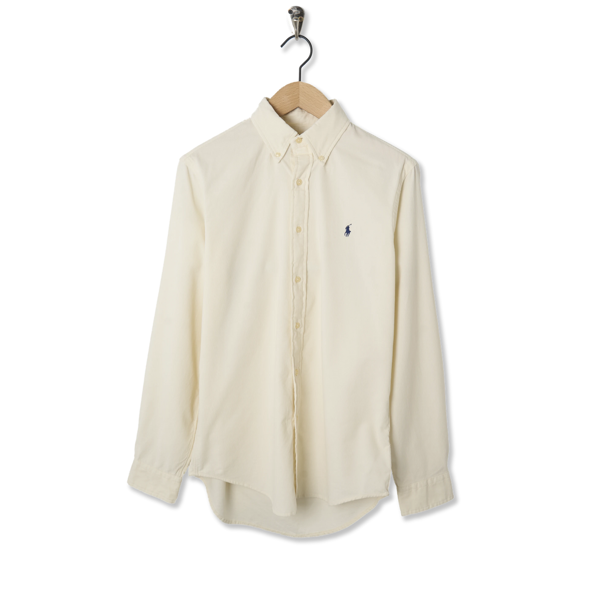 Polo Ralph Lauren Custom Fit Corduroy Shirt Clubhouse Cream - Front
