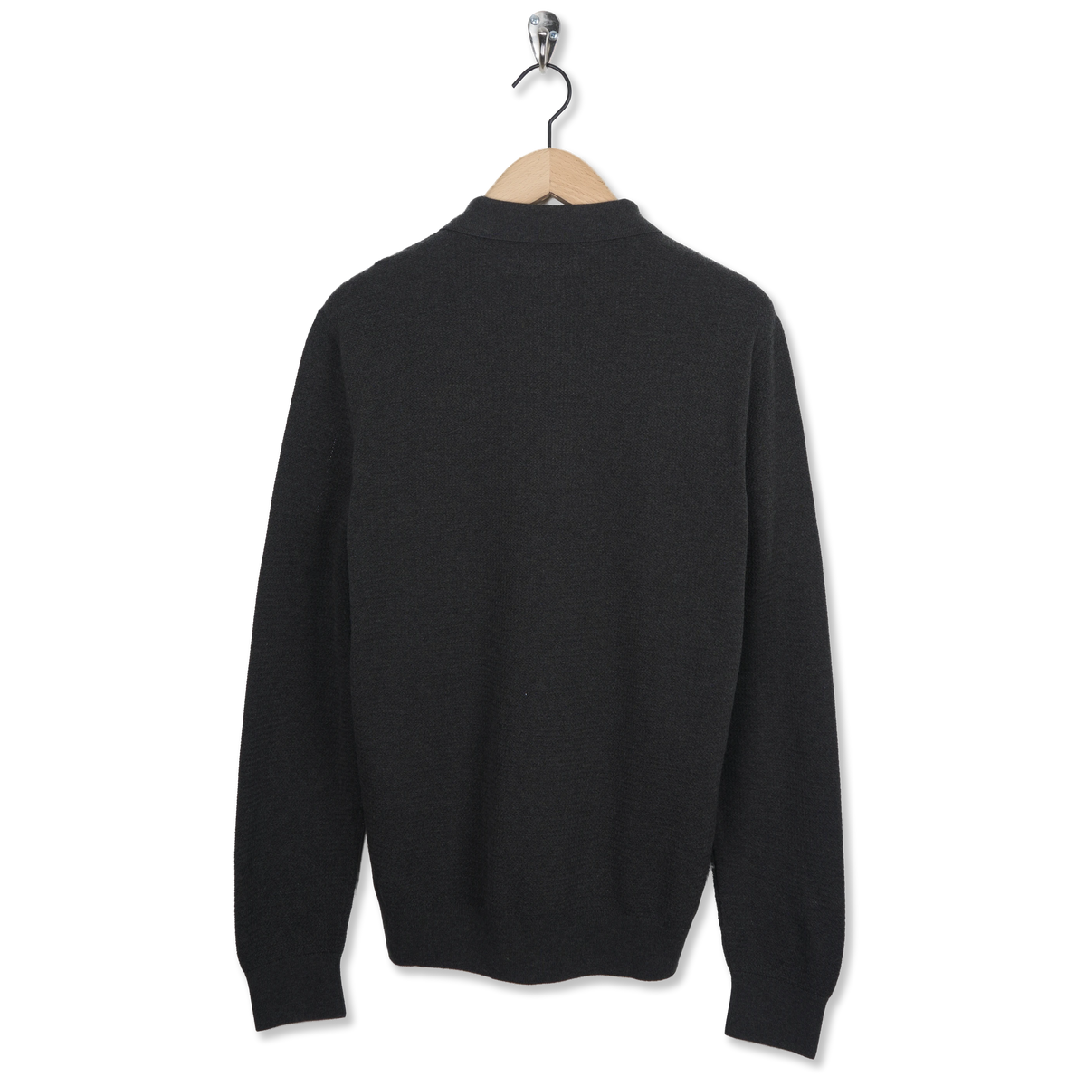 Polo Ralph Lauren Custom Slim Fit Mesh L/S Polo Windsor Heather - Back