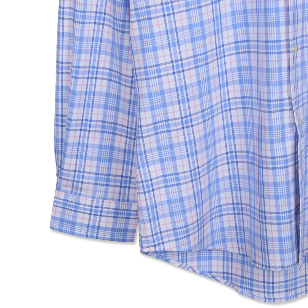Polo Ralph Lauren Long Sleeve Sport Shirt Custom Blue Pink Multi - Detail 2