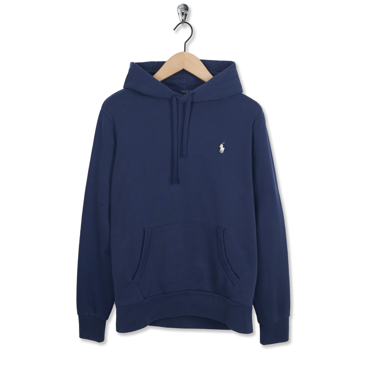 Polo Ralph Lauren Loopback Fleece Hoodie Faded Cruise Navy - Front