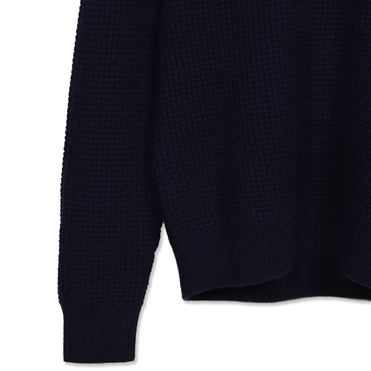 Polo Ralph Lauren Waffle-Knit Wool-Cotton Jumper Hunter Navy - Detail 2