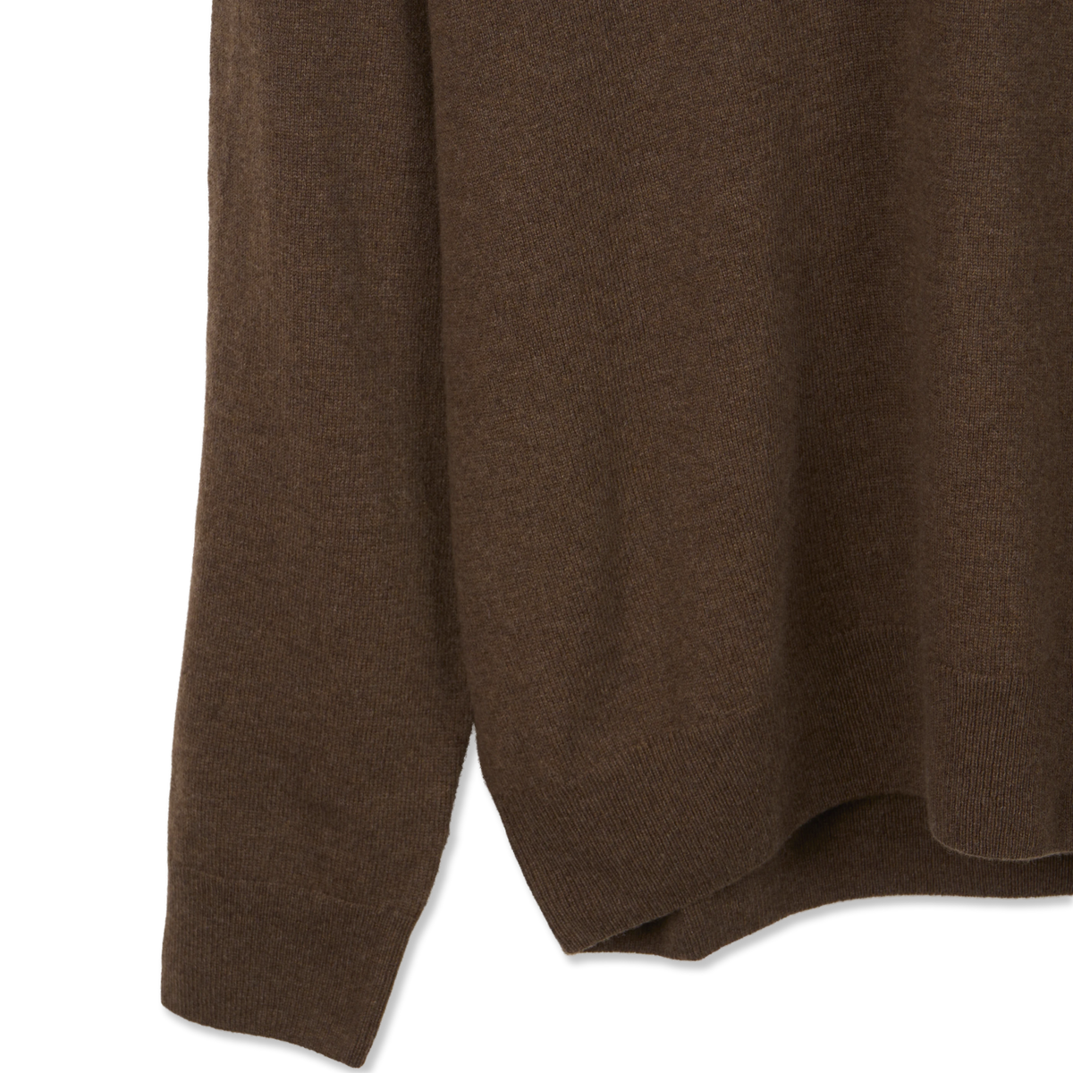 Polo Ralph Lauren Wool Crew Neck Knit Dark Chestnut Heather - Detail 2