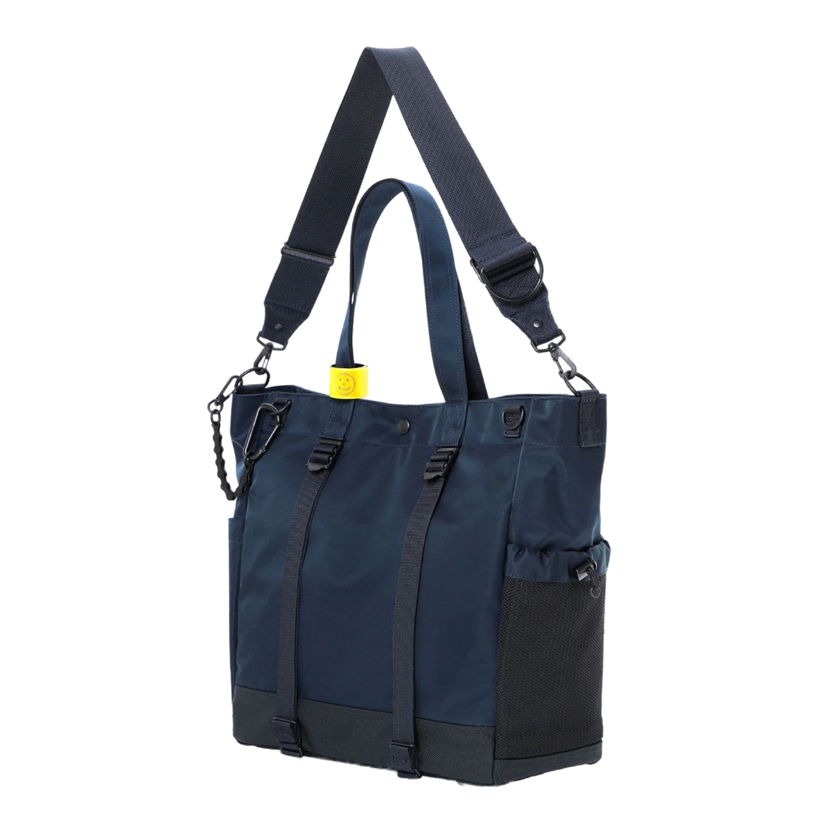 Porter-Yoshida And Co Ride 2Way Tote Bag With Bicycle Chain Navy - View 2