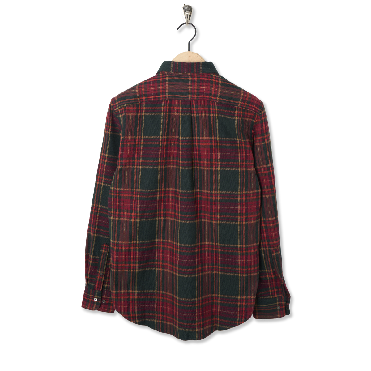 Portuguese Flannel Bravio Shirt Red / Green - Back