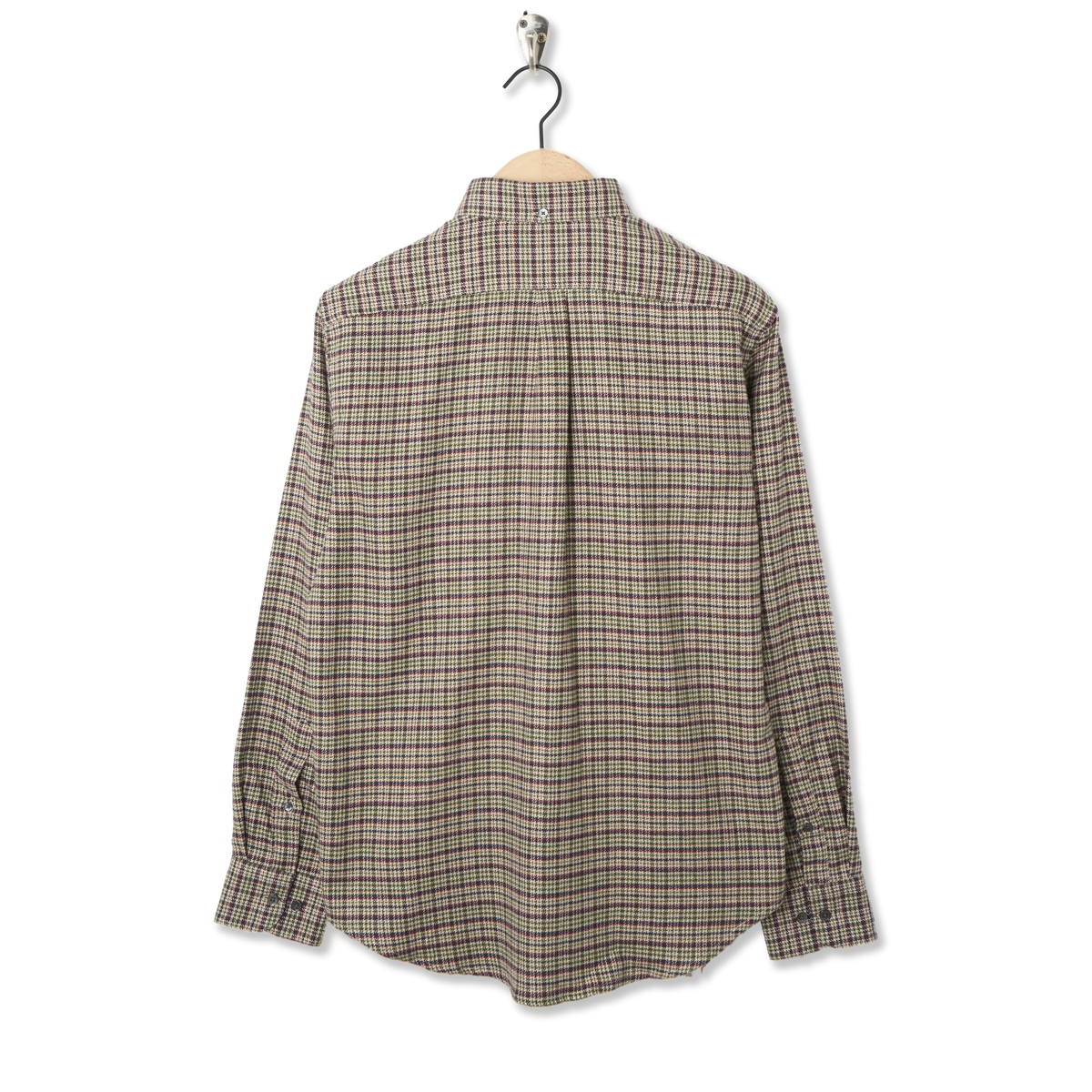 Portuguese Flannel Feno Shirt Brown / Beige - Back
